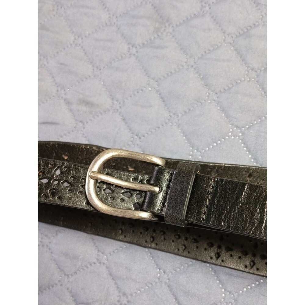Genuine Leather Black Belt Size XL